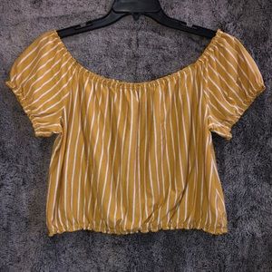 Off-the-Shoulder Crop Top